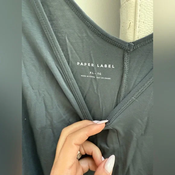 Chic Sleeveless Charcoal Jumpsuit - Picture 3 of 5